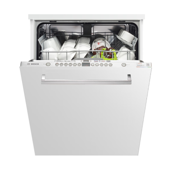 博世（BOSCH）12套大容量家用洗碗机嵌入式高温除菌洗余温循环烘干免费厨改【新净界】SJV46JX00C（白色门板）