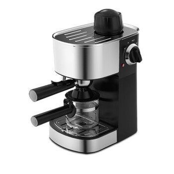 苏勒 意式咖啡机小型迷你商用煮咖啡壶全半自动蒸汽式 标配