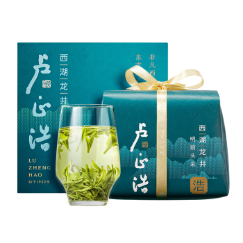 卢正浩绿茶浩字手工真西湖龙井精品200g2024新茶明前茶叶纸包春茶送礼