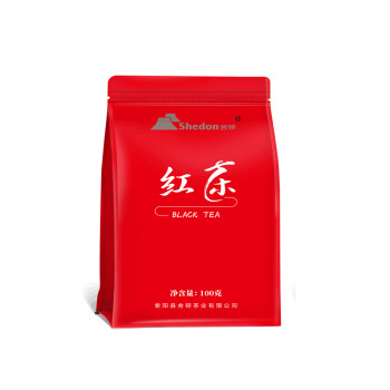 舍顿 陕西安康特产  红茶100克/袋  一袋装