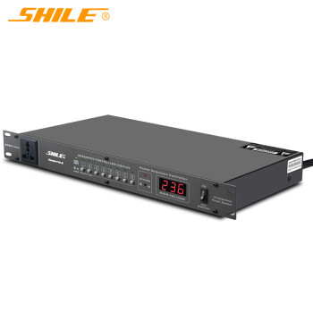 狮乐（SHILE）YW-9大功率8路电源时序控制器舞台会议KTV专业控制器插座