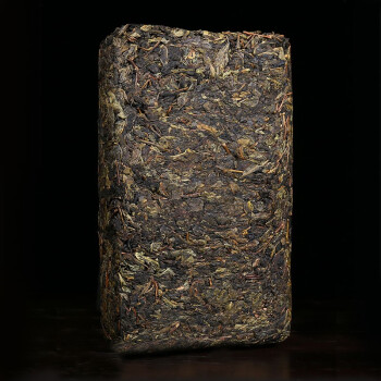 白沙溪 茶叶 安化黑茶 金花茯茶砖茶紫印荒山料礼盒装1kg端午送礼袋