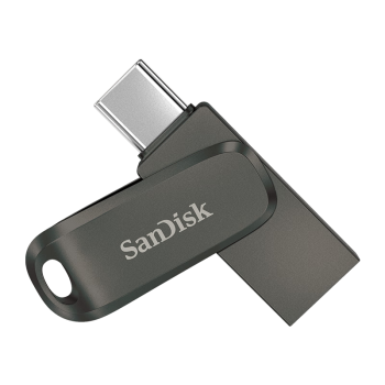 闪迪（SanDisk）128GB Type-C USB3.2 手机U盘 DDC4深空灰 读速400MB/s 自动备份 双接口优盘 手机笔记本电脑通用