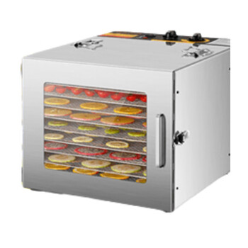 mnkuhg    干果机商用小型肉类食物蔬菜宠物零食风干机水果烘干机食品   10层加大