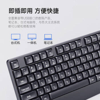 飞利浦(PHILIPS) SPK6237有线键盘 商务办公键盘 笔记本电脑台式机外接键盘 USB键盘 全尺寸 黑色