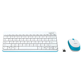 罗技（Logitech） MK245 Nano 无线键鼠套装小键盘  无线鼠标无线键盘套装 白色 带无线2.4G接收器