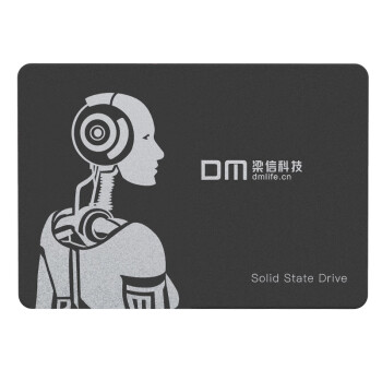 DM大迈 SSD固态硬盘 2.5英寸系统游戏高速硬盘 台式机笔记本通用 SATA3接口 灰色 256G F550