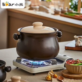 小熊（Bear）砂锅炖锅家用煤气燃气灶锂辉石加厚陶瓷煲汤锅
