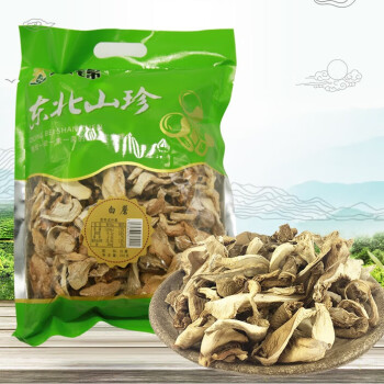 天锦 干货特产菌菇煲汤食材东北山珍白蘑200g/袋 2袋起售 BS04
