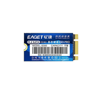 忆捷（EAGET）S300固态硬盘 m.2接口SATA3 NGFF协议内置SSD高速  [M.2 SATA协议 2242] 512GB