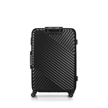 美旅箱包简约时尚男女行李箱超轻万向轮旅行箱密码锁 24英寸 TV7碳黑色