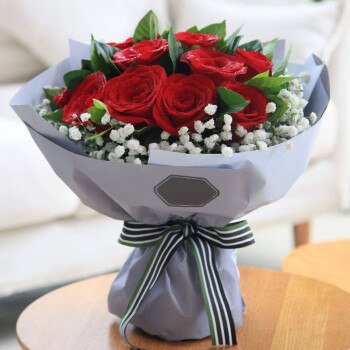 花礼鲜花同城配送红玫瑰花束生日礼物送老婆女朋友告白花店送花