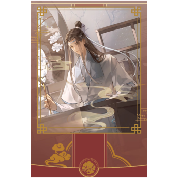 FANTAST STORE【魔道祖师】动画-藏书阁 拍立得红版蓝忘机 烫金