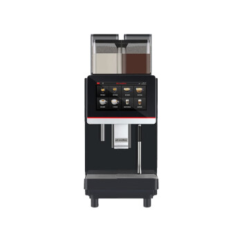 咖博士（Dr.coffee）F3 PLUS-T咖啡机 9档研磨 触控显示屏一键冷热奶沫高速出杯自定义咖啡机 双豆仓全自动商用咖啡机