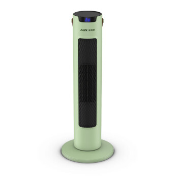 奥克斯（AUX）取暖器电暖器电暖气家用节能省电塔式摇头暖风机小型热风机绿色遥控款NSBE-200GR【企业专享】