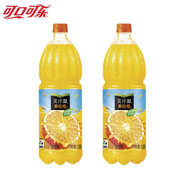 可口可乐 果粒橙 1.25L/瓶 XN