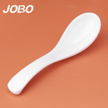 巨博（JOBO）商用密胺调羹汤勺 喝汤勺子 仿瓷小勺子1个装10个起售