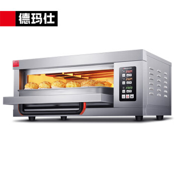 德玛仕（DEMASHI） 商用烤箱专业大型电烤箱 商业披萨烤鸡蛋挞面包地瓜蛋糕烧饼烘焙企业烤箱一层一盘DKL-101D 220V