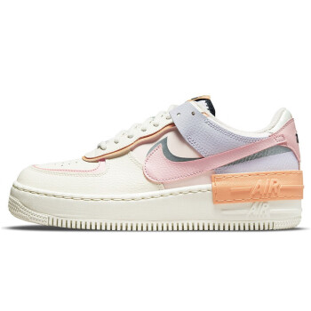 耐克nike 女子 板鞋 气垫 空军一号 af1 shadow 运动鞋 ci0919-111帆