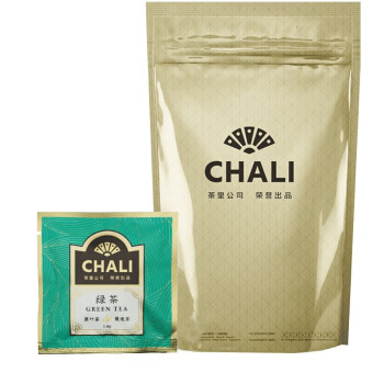 CHALI 精选绿茶2g*100袋独立小包装袋泡茶客房高档餐厅专用茶200g量贩