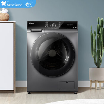 小天鹅（LittleSwan）洗衣机全自动洗烘一体10公斤变频滚筒洗衣机银离子除菌祛味空气洗烘干一级能效