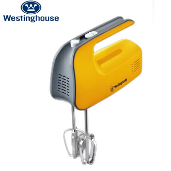 西屋（Westinghouse）打蛋器WDD-C46 家用大功率5档调速双棒手持式打蛋器立体打发省时省力婴儿辅食搅拌机 WDD-C46黄色
