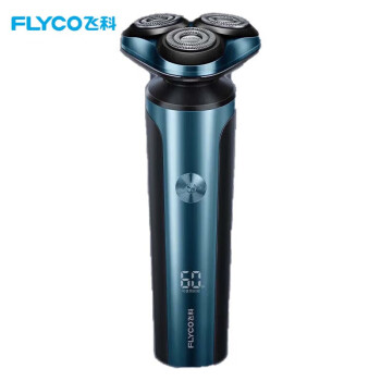 飞科（FLYCO）剃须刀 全身水洗 须刨智能 1小时快充 智能LED显示 FS907 蓝色