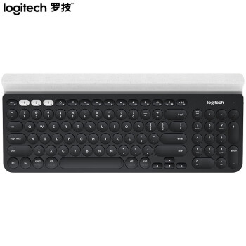罗技（G）无线键盘 蓝牙键盘 办公键盘 超薄键盘 平板IPAD笔记本手机键盘 优联 黑色 K780