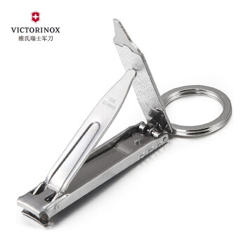 维氏(VICTORINOX)瑞士军刀 不锈钢指甲刀小号进口家用成人指甲钳修指甲美甲指甲锉8.2055.C