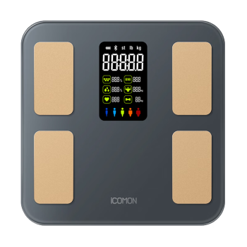 沃莱（ICOMON)体脂秤智能心率电子体重秤全家人体用APP自测数据健康检测体测仪精准数据减肥专用脂肪秤