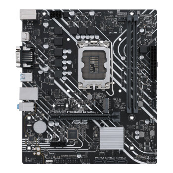 华硕（ASUS）PRIME H610M-D D4主板 支持CPU G7400/12400F（Intel H610/LGA 1700）