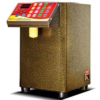 QKEJQ 果糖机商用全自动果糖定量机奶茶店专用16格果糖机器   黄色