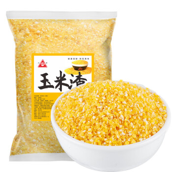 川珍 玉米渣1000g/袋 玉米糁 五谷杂粮粗粮小细玉米 苞米渣