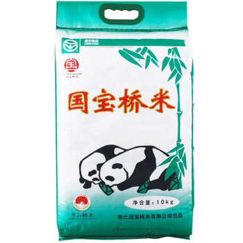 国宝桥米 京山桥米10kg 长粒大米（绿色食品 中国地理标志）（当季新米）