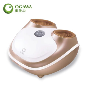 奥佳华（OGAWA）足疗仪按摩器足轻盈 足疗按摩足疗机  足底按摩器 粉色 棕色   OG-3109S 