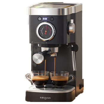 DonLim 咖啡机 咖啡机家用  意式半自动 20bar高压萃取 蒸汽打奶泡 操作简单 东菱啡行器 DL-6400