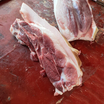 贵州现杀猪肉新鲜猪后腿肉农家饲养土猪肉瘦肉五花肉3斤前腿肉去骨