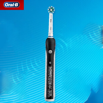欧乐B Oral-B 电动牙刷成人 情侣礼物3D声波旋转摆动充电式正畸牙刷全身水洗 D601.533 黑色