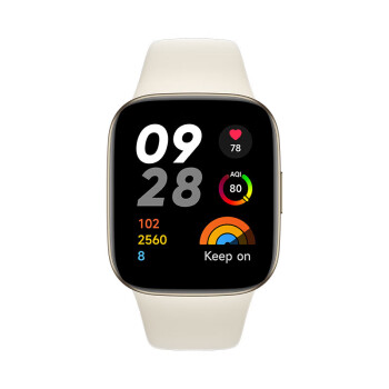 小米 Redmi watch3 象牙白 红米智能手表 血氧检测 蓝牙通话 高清大屏 NFC运动手表 手表 红米手表