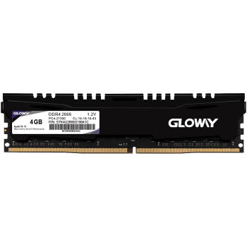 光威（Gloway）4GB DDR4 2666 台式机内存 悍将系列-精选颗粒/匠心打造