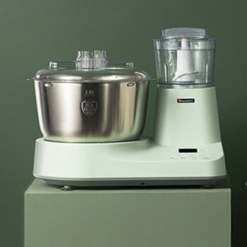 海氏（Hauswirt）厨师机 全自动多功能家用发面醒面绞肉机 揉面机和面机电子式厨师机 HM510 绿色