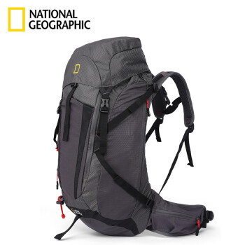 国家地理National Geographic登山包男户外防泼水双肩包大容量45L升背囊旅行背包 湖蓝色