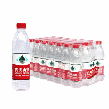 农夫山泉饮用水 天然饮用水天然水 550ml*24/包 3包装矿泉水