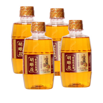 胡姬花 古法小榨花生油400ml*4瓶