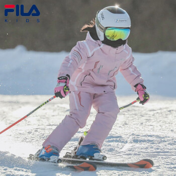 fila斐乐童装儿童滑雪服2021年冬季款女童运动外套165