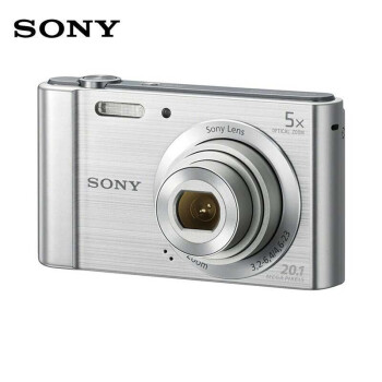 索尼（SONY） DSC-W800 便携数码相机/照相机/卡片机 银色（约2010万像素 5倍光学变焦 2.7英寸屏 26mm广角）