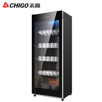志高（CHIGO）消毒柜商用 立式厨房餐具碗筷柜 臭氧紫外线中温干燥保洁柜 ZTP-388M7