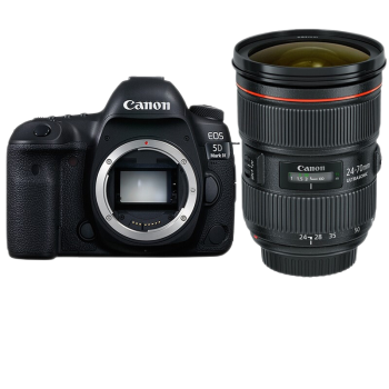 佳能（Canon）EOS 5D Mark IV 5D4 单反相机 专业级全画幅高级单反摄影像照相机 EF 24-70mm f/2.8L II USM 官方标配