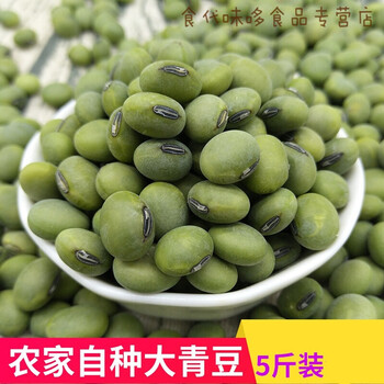 大青豆农家自种老品种大青豆生干青豆青仁青芯双青豆散装5斤