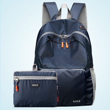 高尔夫（GOLF）时尚男女双肩包轻便背包携带旅行包户外折叠包运动包学生书包